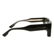 Gucci GG1529S 001, Black frame, Grey lenses, view 3