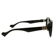 Gucci GG1535S 001, Black frame, Grey lenses, view 3