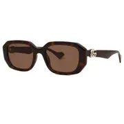 Gucci GG1535S 002, Tortoiseshell frame, Brown lenses, view 2