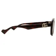 Gucci GG1535S 002, Tortoiseshell frame, Brown lenses, view 3