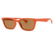 Gucci GG1539S 004, Orange frame, Brown lenses, view 2