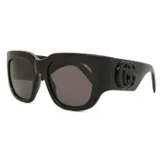 Gucci GG1545S 001, Black frame, Grey lenses, view 2