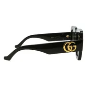 Gucci GG1547S 001, Black frame, Grey lenses, view 3