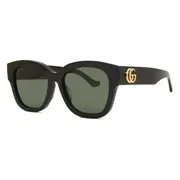 Gucci GG1550SK Asian Fit 001, Black frame, Grey lenses, view 2