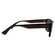 Gucci GG0340S 006, Black frame, Grey lenses, view 3