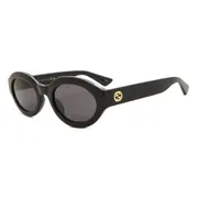 Gucci GG1579S 001, Black frame, Grey lenses, view 2