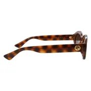 Gucci GG1579S 002, Tortoiseshell frame, Brown lenses, view 3