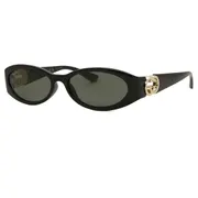 Gucci GG1660S 001, Black frame, Grey lenses, view 2