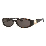 Gucci GG1660S 002, Tortoiseshell frame, Brown lenses, view 2
