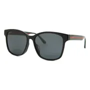 Gucci GG0417SK Asian Fit 001, Black frame, Grey lenses, view 2