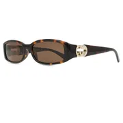 Gucci GG1661S 002, Tortoiseshell frame, Brown lenses, view 2