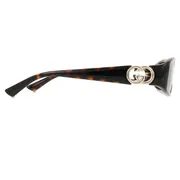 Gucci GG1661S 002, Tortoiseshell frame, Brown lenses, view 3