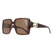 Gucci GG1692S 002, Tortoiseshell frame, Brown lenses, view 2