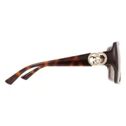 Gucci GG1692S 002, Tortoiseshell frame, Brown lenses, view 3