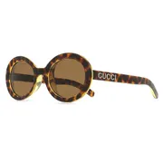 Gucci GG1722SA Asian Fit 002, Tortoiseshell frame, Brown lenses, view 2
