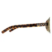 Gucci GG1722SA Asian Fit 002, Tortoiseshell frame, Brown lenses, view 3