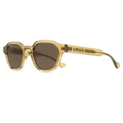 Gucci GG1730S 003, Yellow frame, Brown lenses, view 2