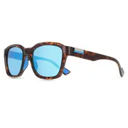 Gucci GG1640SA Asian Fit 002, Tortoiseshell frame, Blue lenses, view 2