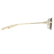Gucci GG1703S 005, Gold frame, Grey lenses, view 3