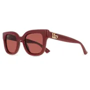 Gucci GG1828S 003, Burgundy frame, Red lenses, view 2