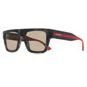 Gucci GG1868S 004, Tortoiseshell frame, Brown lenses, view 2