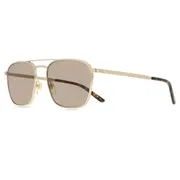 Gucci GG1881S 002, Gold frame, Brown lenses, view 2