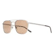 Gucci GG1881S 004, Silver frame, Brown lenses, view 2