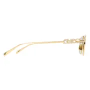 Gucci GG1804S 001, Gold frame, Grey lenses, view 3