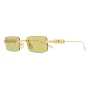 Gucci GG1808S 002, Gold frame, Green lenses, view 2