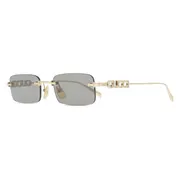 Gucci GG1808S 003, Gold frame, Grey lenses, view 2