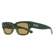 Gucci GG1794S 004, Green frame, Brown lenses, view 2