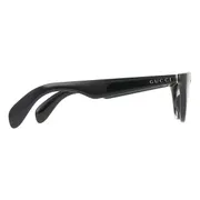 Gucci GG1931S 001, Black frame, Smoke Gradient Grey lenses, view 3