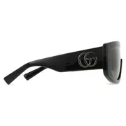 Gucci GG1950S 001, Black frame, Grey lenses, view 3