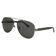 Gucci GG0528S 007, Grey frame, Grey Polarized lenses, view 2