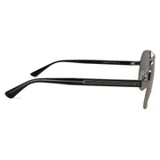 Gucci GG0528S 007, Grey frame, Grey Polarized lenses, view 3
