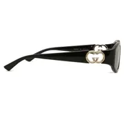 Gucci GG1662SA Asian Fit 001, Black frame, Grey lenses, view 3