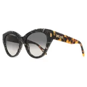 Just Cavalli SJC033 096N, Tortoiseshell frame, Gradient Grey lenses, view 2