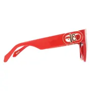 Just Cavalli SJC037 06XX, Red frame, Gradient Grey lenses, view 3