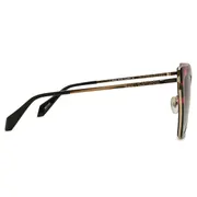 Just Cavalli SJC092 09P2, Black frame, Gradient Smoke Grey lenses, view 3