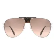 Just Cavalli SJC095 0280, White frame, Brown Gradient Brown lenses, view 1
