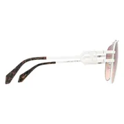 Just Cavalli SJC095 0280, White frame, Brown Gradient Brown lenses, view 3