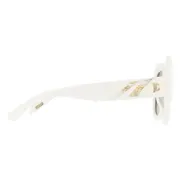 Just Cavalli SJC085V 0847, White frame, Gradient Smoke Grey lenses, view 3