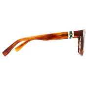 Lacoste L6006S 218, Tortoiseshell frame, Grey lenses, view 3