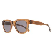Lacoste L6023S N 210, Brown frame, Grey lenses, view 2