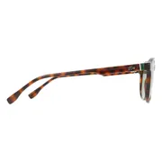 Lacoste L6030S N 214, Tortoiseshell frame, Green lenses, view 3