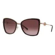 Michael Kors MK1067B 11088H, Black frame, Gradient Burgundy lenses, view 2
