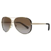 Michael Kors MK5004 CHELSEA Polarized 1014T5, Brown frame, Gradient Brown lenses, view 2