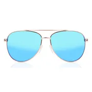 Michael Kors MK5007 HVAR 104525, Gold frame, Blue Mirror lenses, view 1