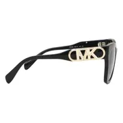 Michael Kors MK2182U EMPIRE SQUARE Polarized 30058G, Black frame, Gradient Grey Polarized lenses, view 3