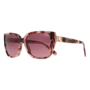 Michael Kors MK2199 ACADIA Polarized 3946F4, Tortoiseshell frame, Gradient Burgundy Polarized lenses, view 2